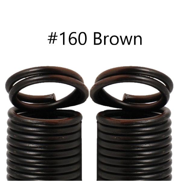 Pair of Garage Door Extension Springs with Clipped Ends 25" x 42" for 7' High Doors