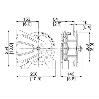 2000R-OM Wall Mount Chain Hoist