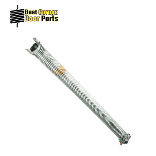 EZ-Set Galvanized Orange B RW Torsion Spring, .192 Wire x 1.75” ID x 36”  with Cones