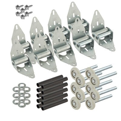 Quiet Hinge Hardware Retrofit Kit – 7’ Single Car Garage Door