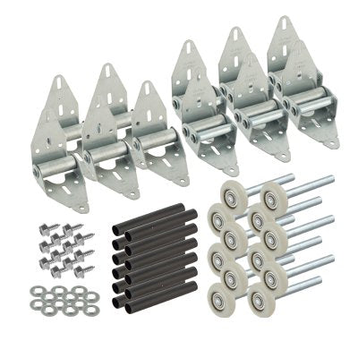 Quiet Hinge Hardware Retrofit Kit – 8’ Single Car Garage Door