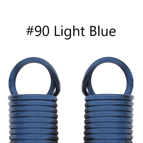 Pair of Garage Door Extension Springs with Clipped Ends 25" x 42" for 7' High Doors