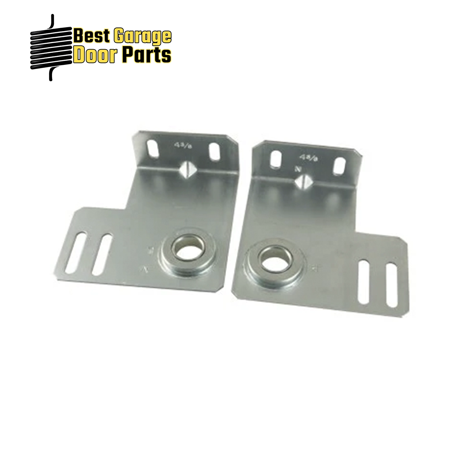 Commercial End Bearing Plate — 4-3/8” Shaft Offset (Heavy Duty) — Left & Right  Sold as Pair