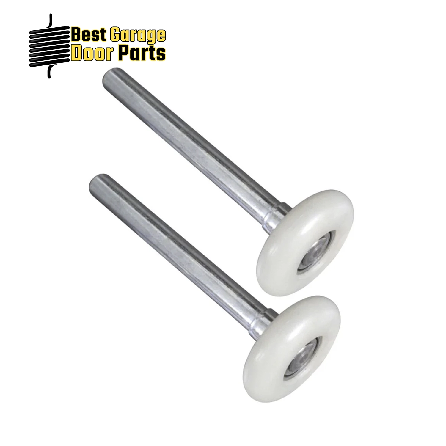 Garage Door Nylon Rollers 2" (11-Ball) – Bag of 10 – 4" or 7" Stem Options