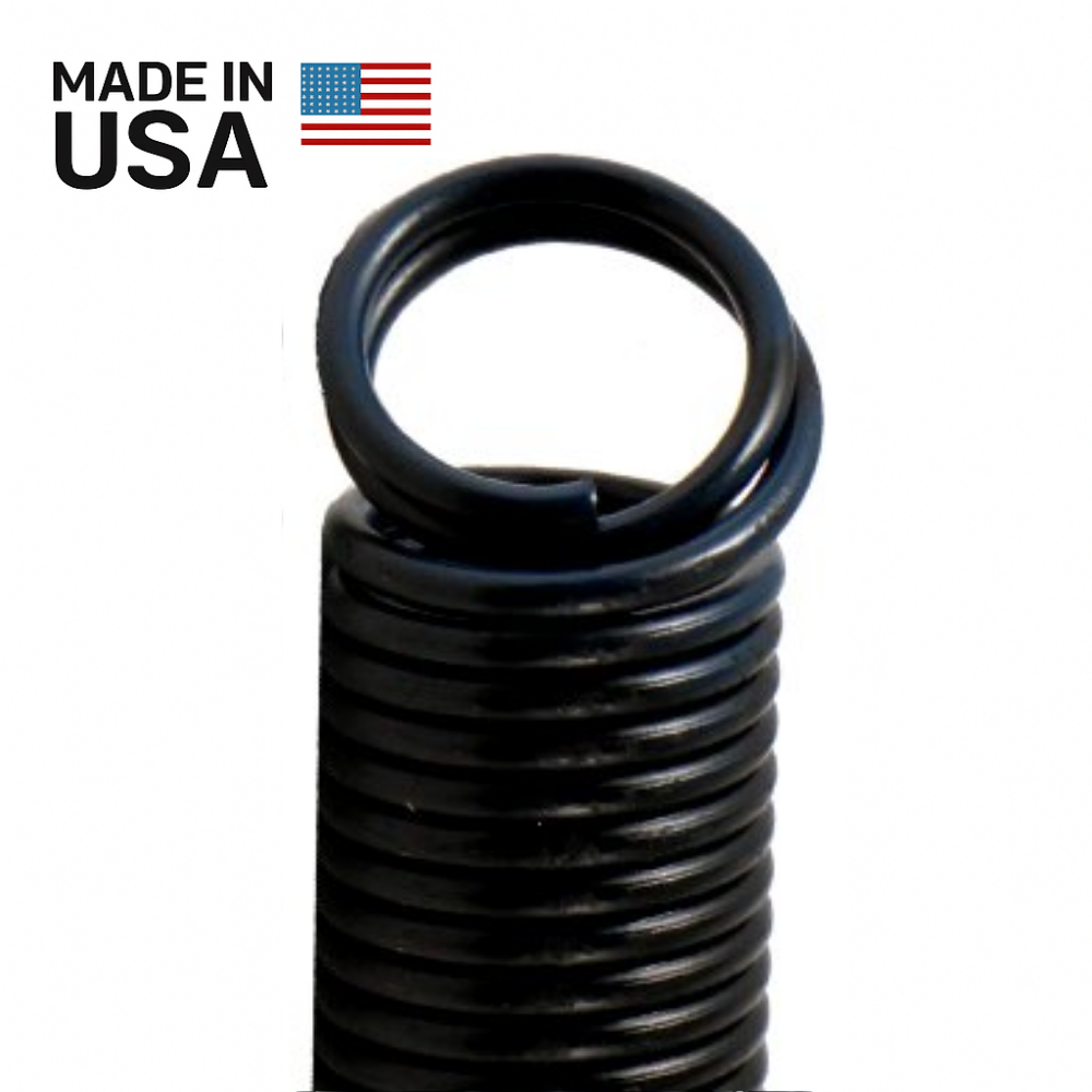 Pair of Garage Door Extension Springs (25” x 42”)  For 7’ High Doors  Double Ends (S-Hooks)