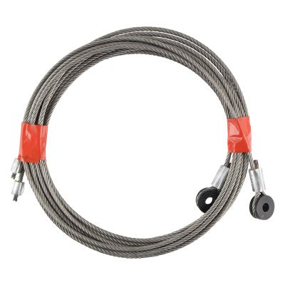 Pair of T-Style Truck & Trailer Door Cable Assemblies 1/8” 7x19