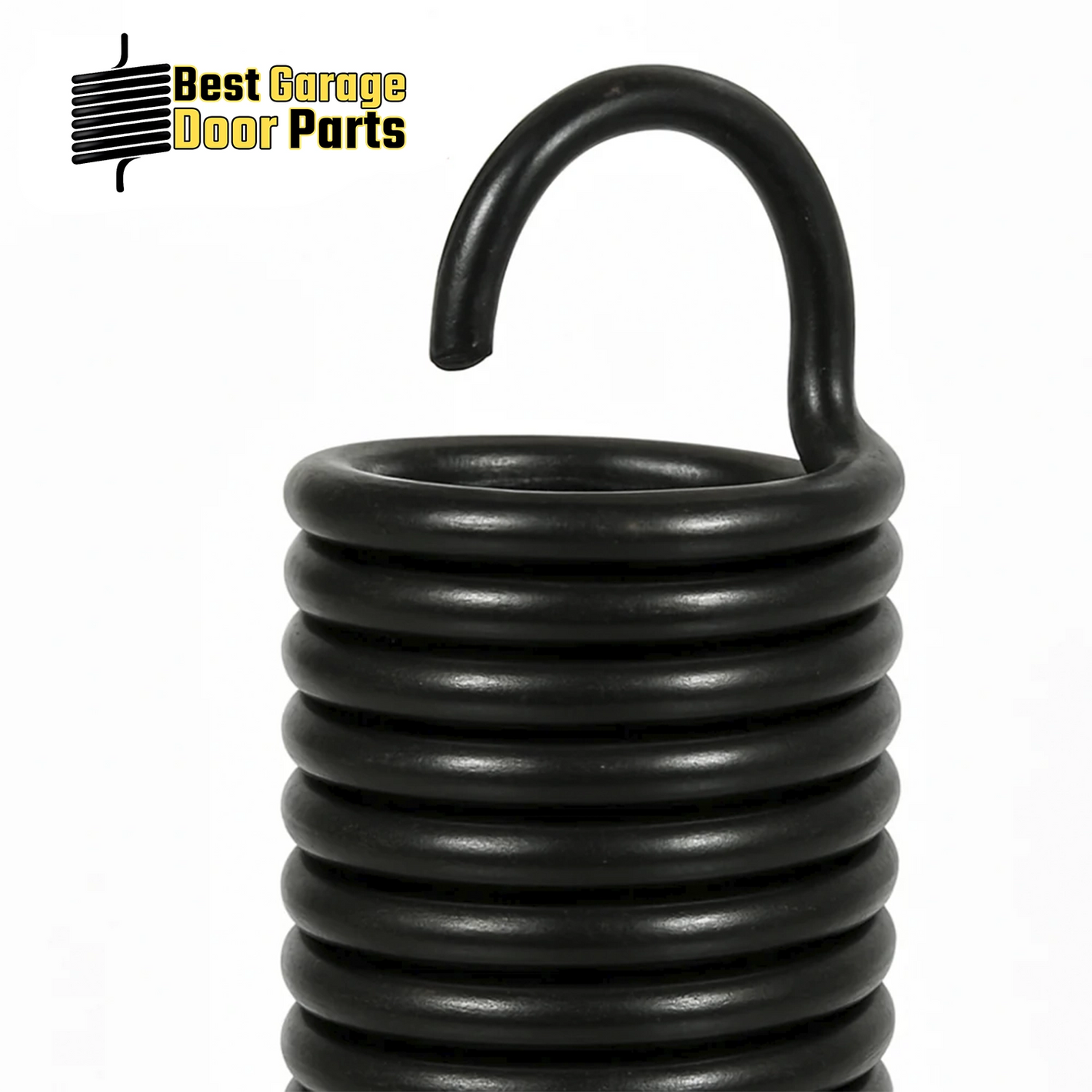 Pair of Garage Door Extension Springs (25" X 42") for 7' High Doors Open Single ends.